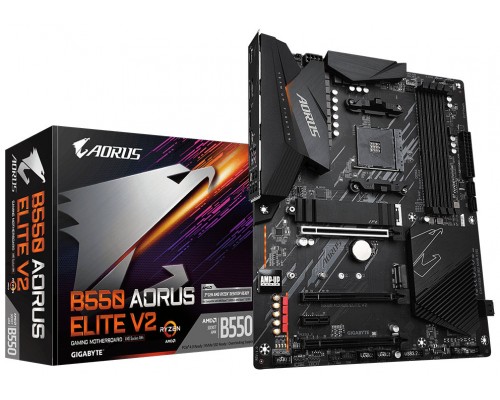 Gigabyte B550 AORUS ELITE V2 placa base AMD B550 Zócalo AM4 ATX (Espera 4 dias)